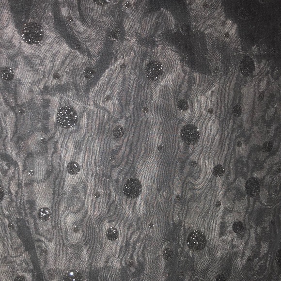 Black dress with black glitter dots - Picture 4 of 7